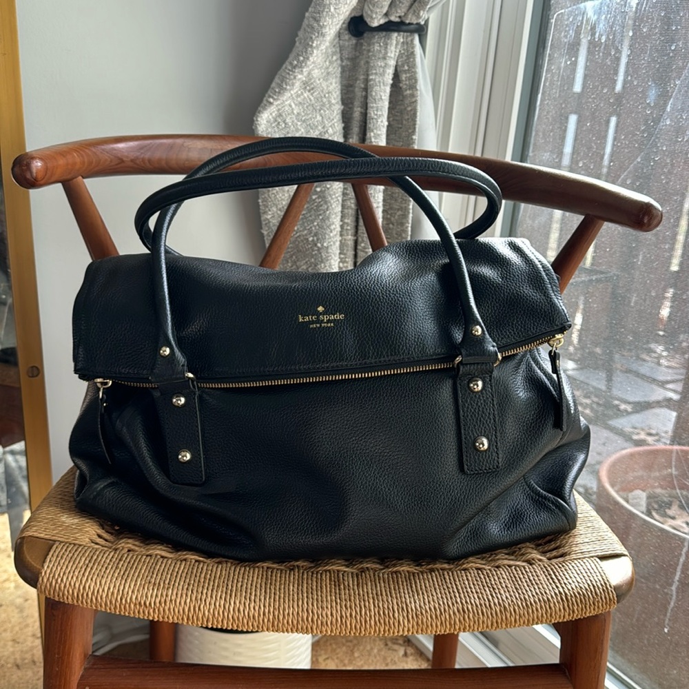 Kate Spade - Black Cobble Hill Travel Bag